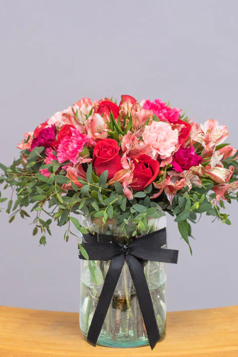 Enamorados / Rosa Roja y Astromelia Rosa COACALCO