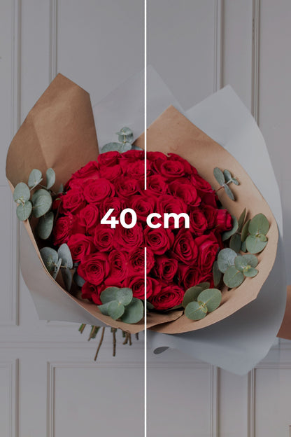 Ramo Buchón / 50 Rosas Rojas IRAPUATO