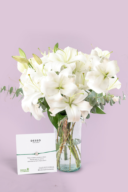 Pulsera Deseo + Casa Blanca - Lilium Blanca