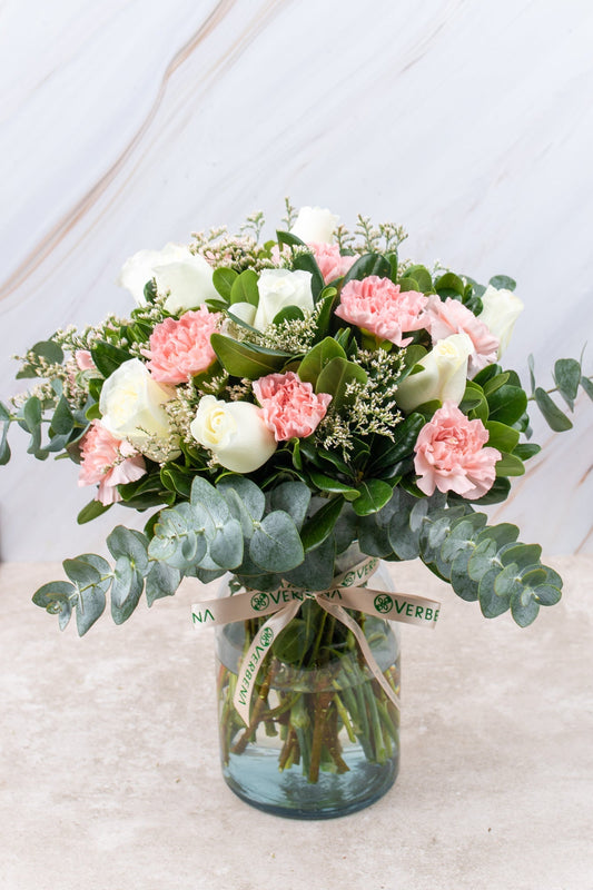 Arabella - Rosa Blanca y Clavel Rosa VILLA
