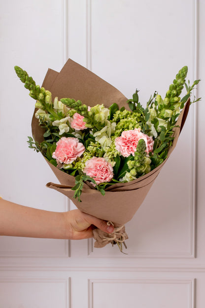 Ramo Nina Ricci - Clavel Rosa y Hortensia MERIDA