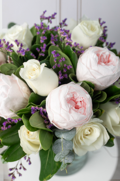 Santorini - Pink Peony and White Rose