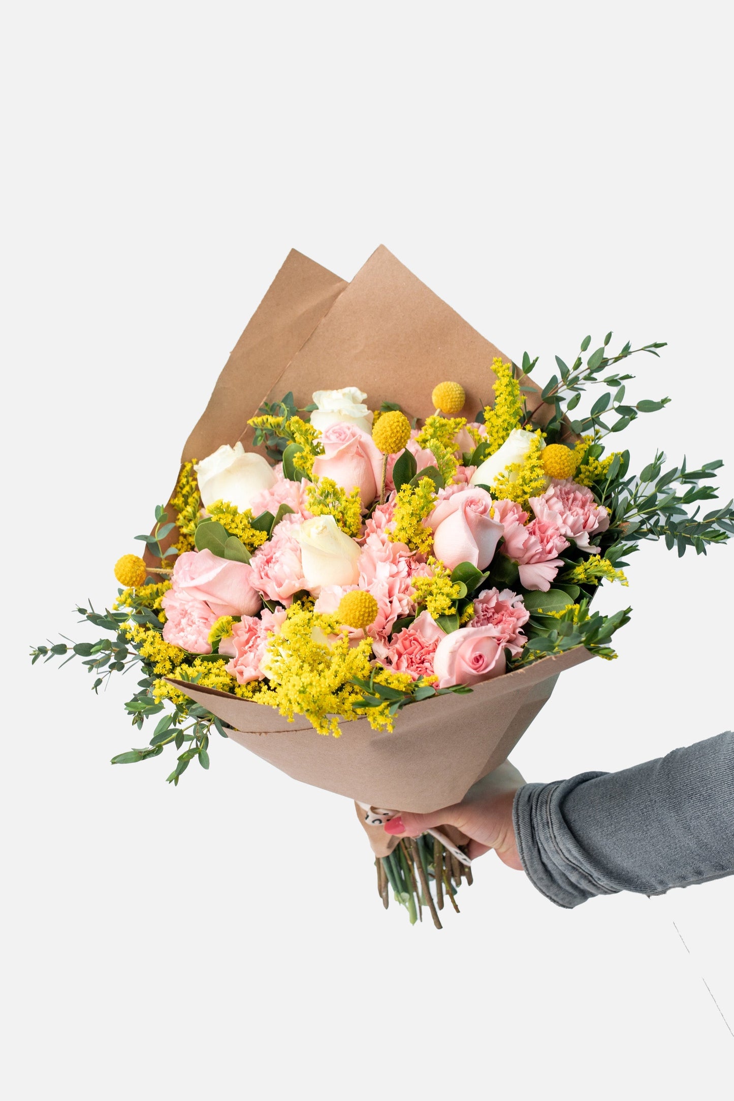 Creativo - Clavel Rosa y Rosa Blanca VILLA