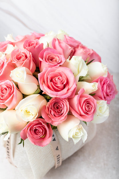 Burbuja de Rosas // Rosas Blancas y Claritas PYC