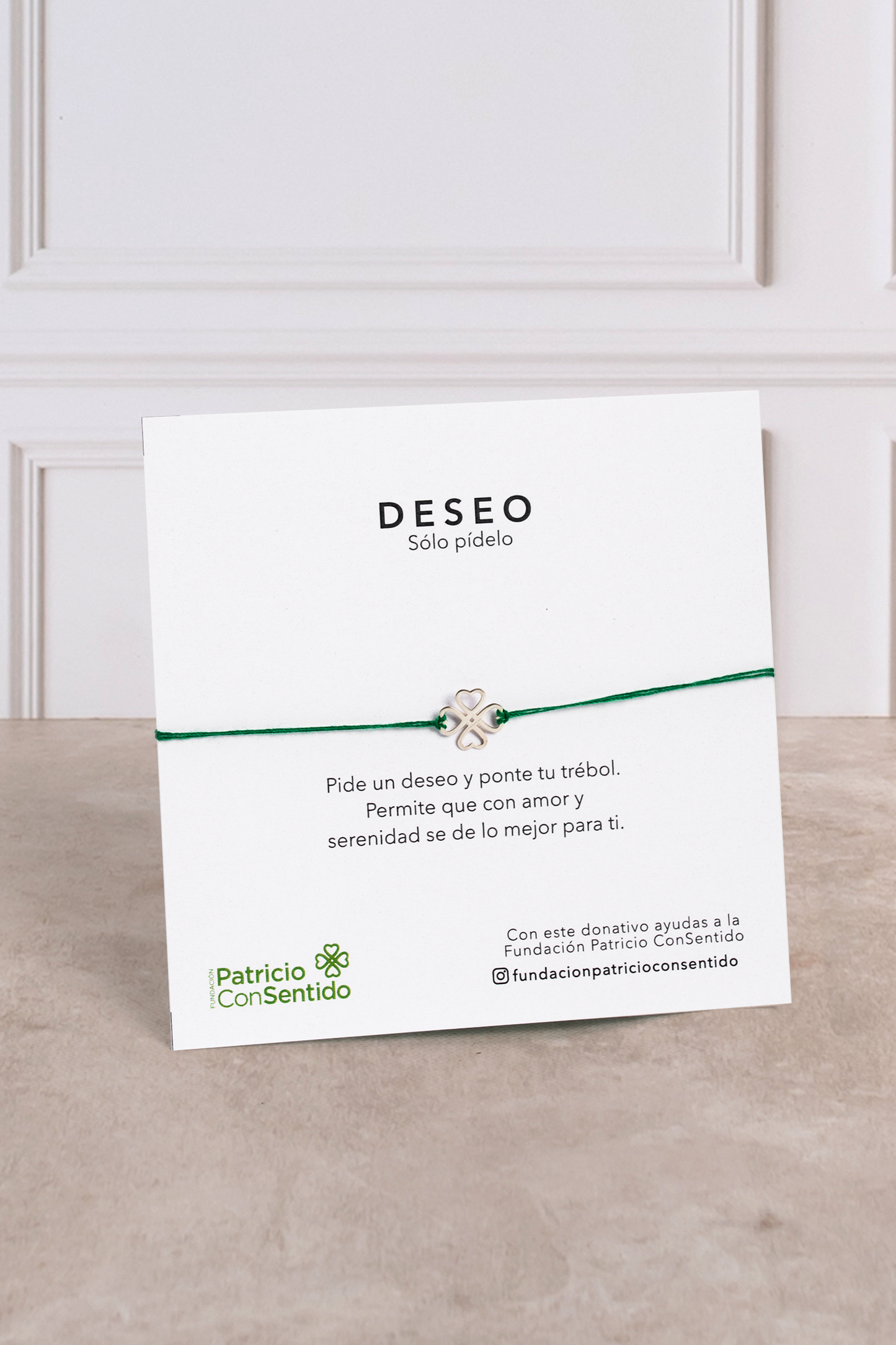 Pulsera Deseo + A tu memoria - Rosa Blanca y Lilium Blanco