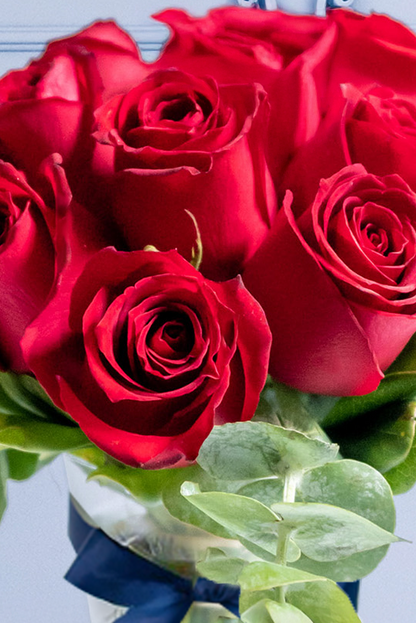 La Vida en Rosa / Arreglo de 12 Rosas Rojas para el 10 de Mayo CUN