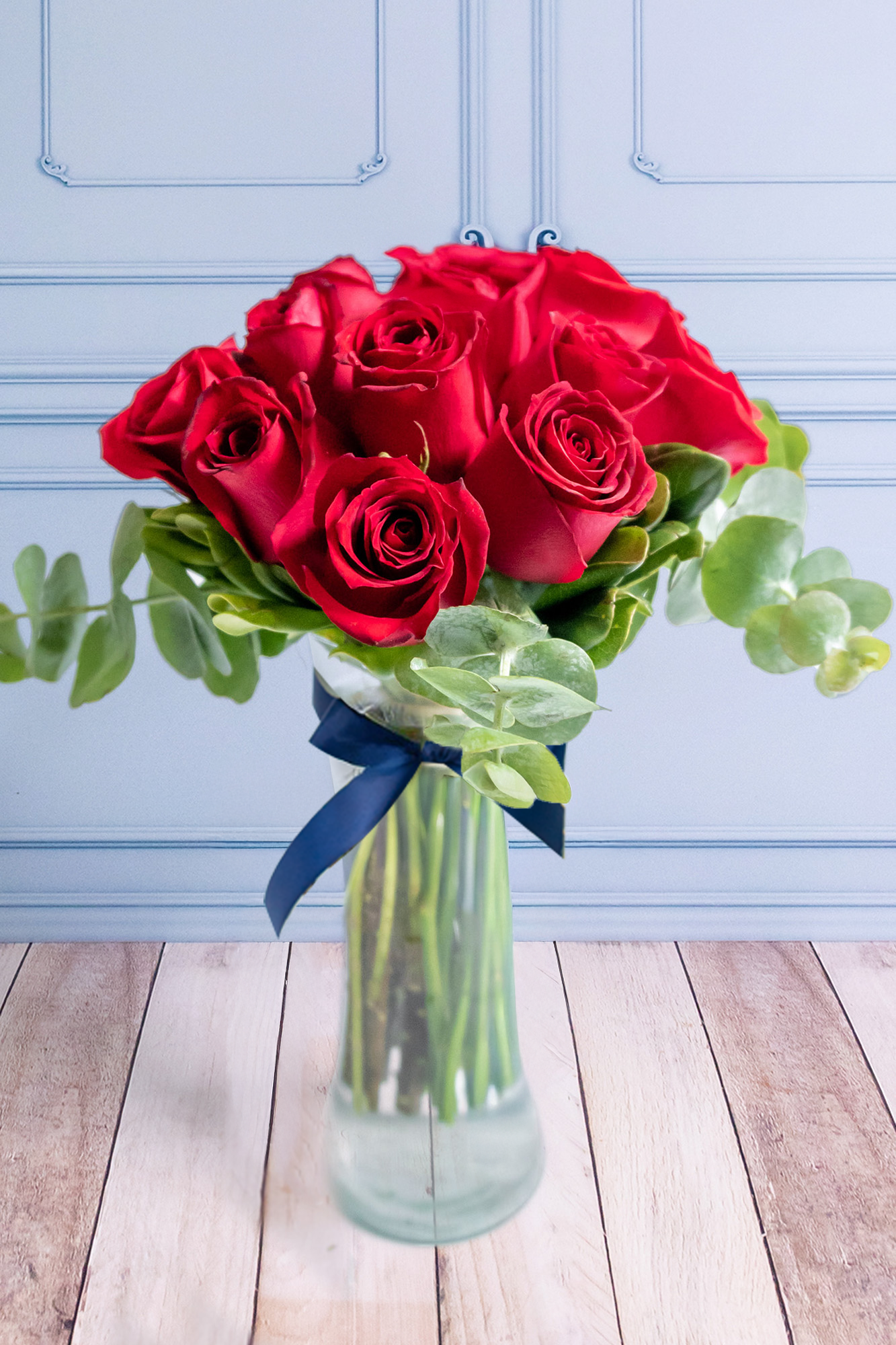 La Vida en Rosa / Arreglo de 12 Rosas Rojas para el 10 de Mayo CUN