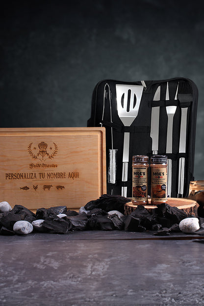 Kit de Asador Rectangular - Premium