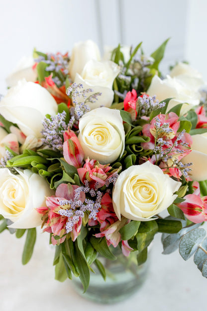 Himalaya / Rosa Blanca y Astromelia Rosa COACALCO